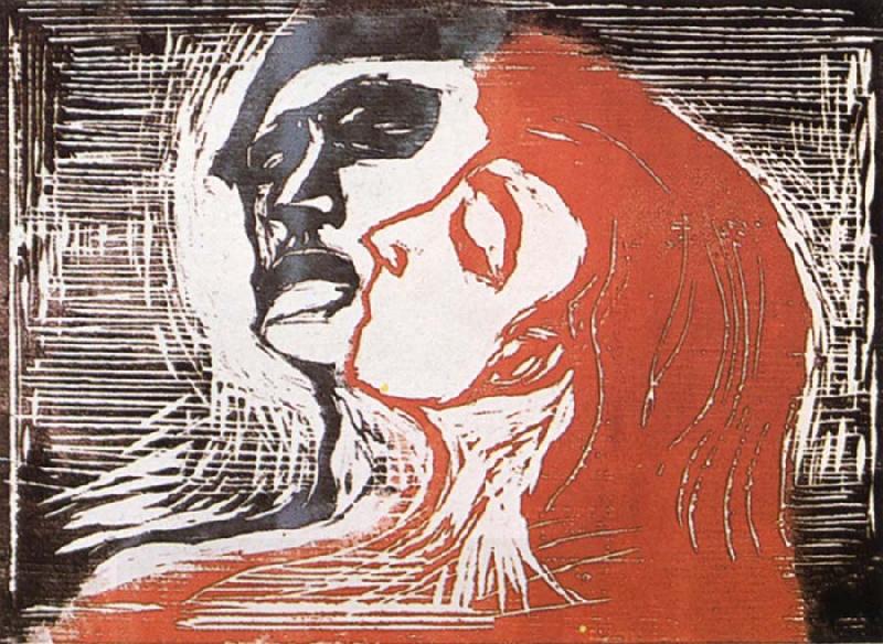 Edvard Munch Man and Woman